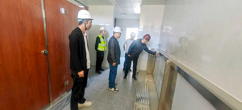 开云线上平台（集团）官方网站
 第六十七高级中学项目部国庆、中秋安全生产检查简报